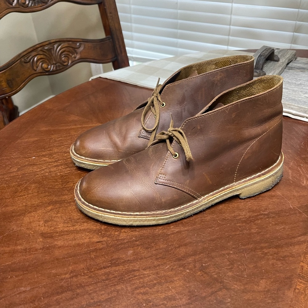 Clark’s Originals Desert Boots Beeswax Leather Ankle